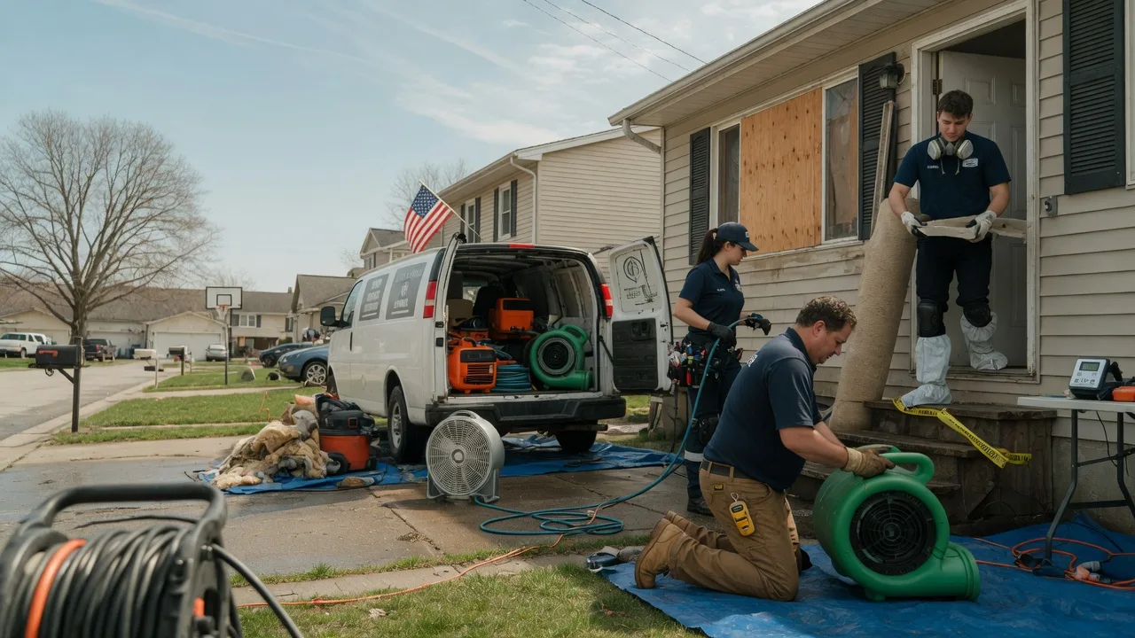 Water Damage Restoration in Lake Fork, IL near me